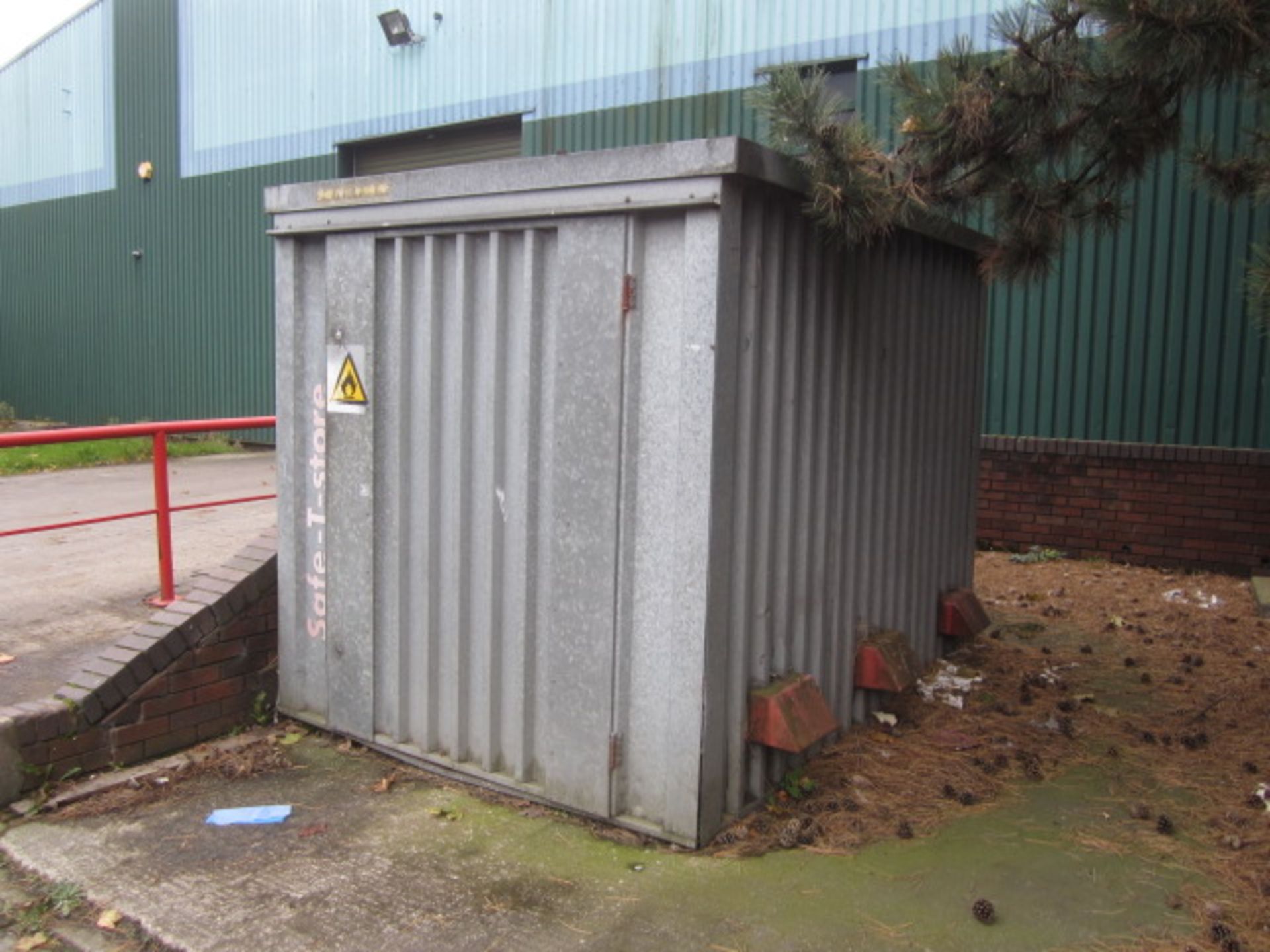 Presco Buildings galvanised steel Safe-To-Store, dimensions approx: 2m x 2.9m x 2.1m (h) (Please not - Image 2 of 3