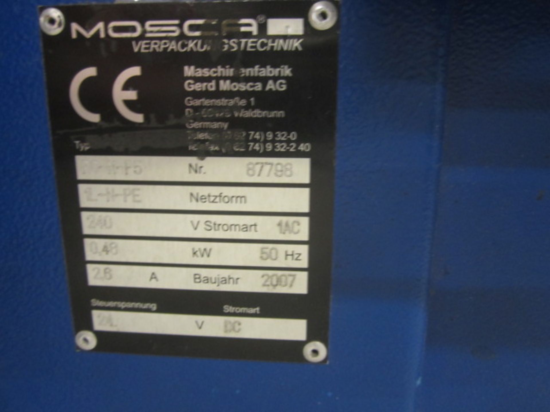 Mosca RO-M-P5 electric mobile strapper, serial no IL-N-PE (2007) - Bild 4 aus 4