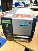 TEC B-SX4T-GS20-QM-R Barcode printer, serial no. 2609T500889