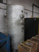 OKS vertical air receiver tank, capacity 1000 litres, serial no. 5847 (2008) (Please note: A work