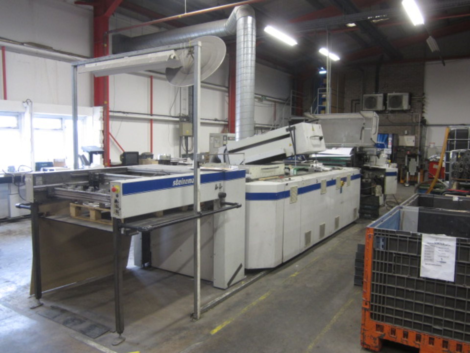 Steinman Colibri-74 coating machine, sno 305.152 (2006), Belt width 750mm, Touch screen control - Image 8 of 12