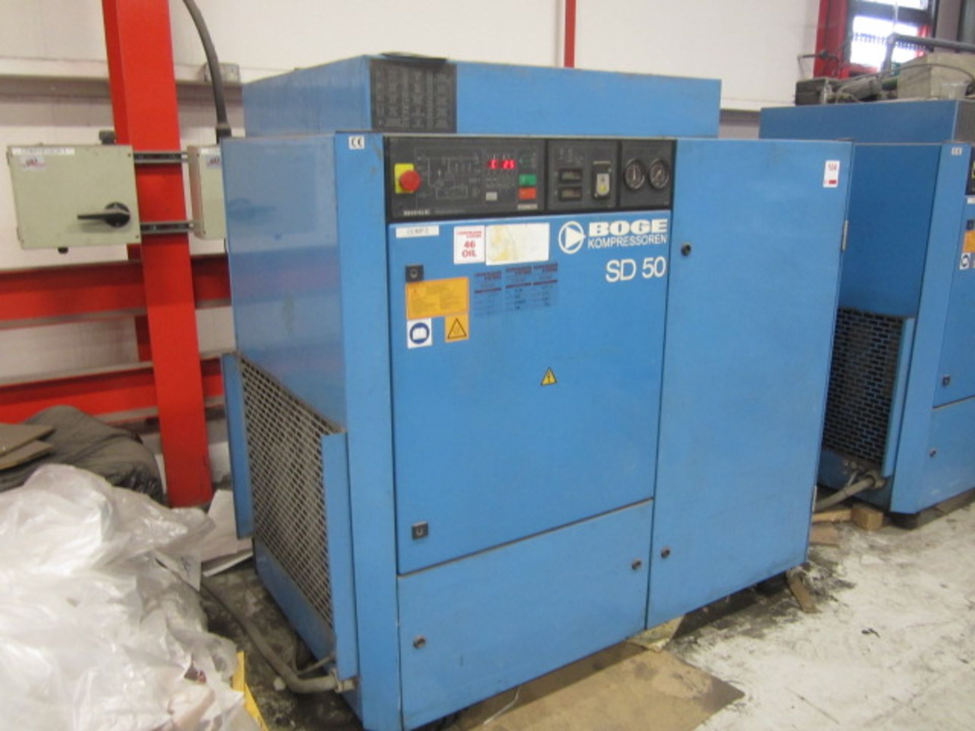 Boge Kompressosen SD 50 packaged air compressor, Boge Ratiotronic controls, machine no. 35674, run - Image 2 of 5