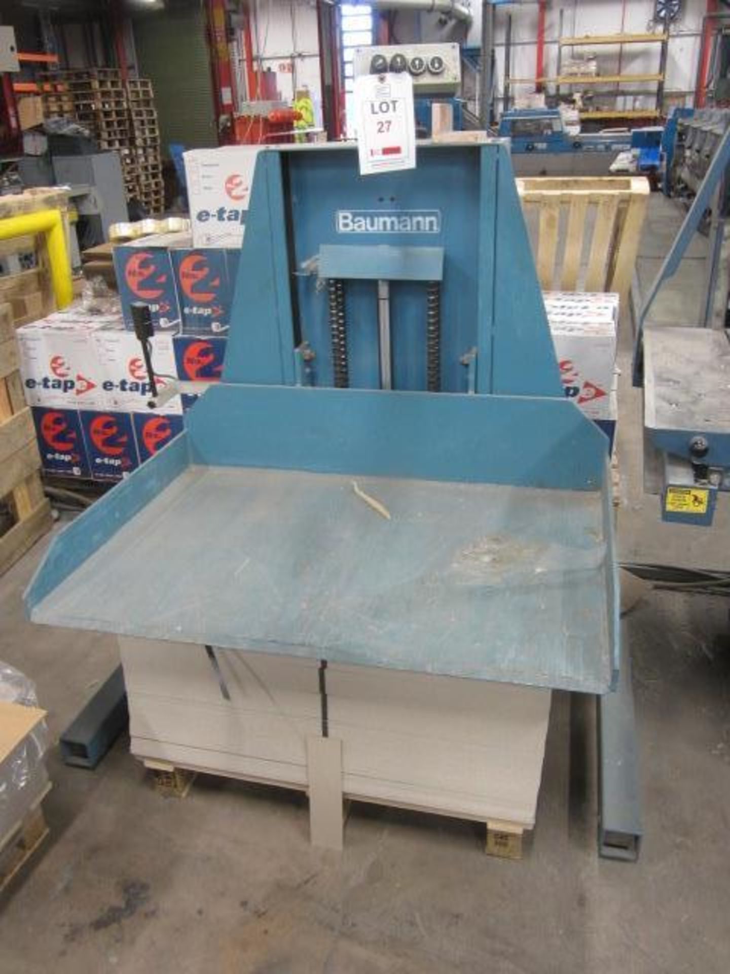 Baumen NUP650 stacker, serial no. 51.857 (Please note: A work Method Statement and Risk Assessment.. - Image 2 of 4