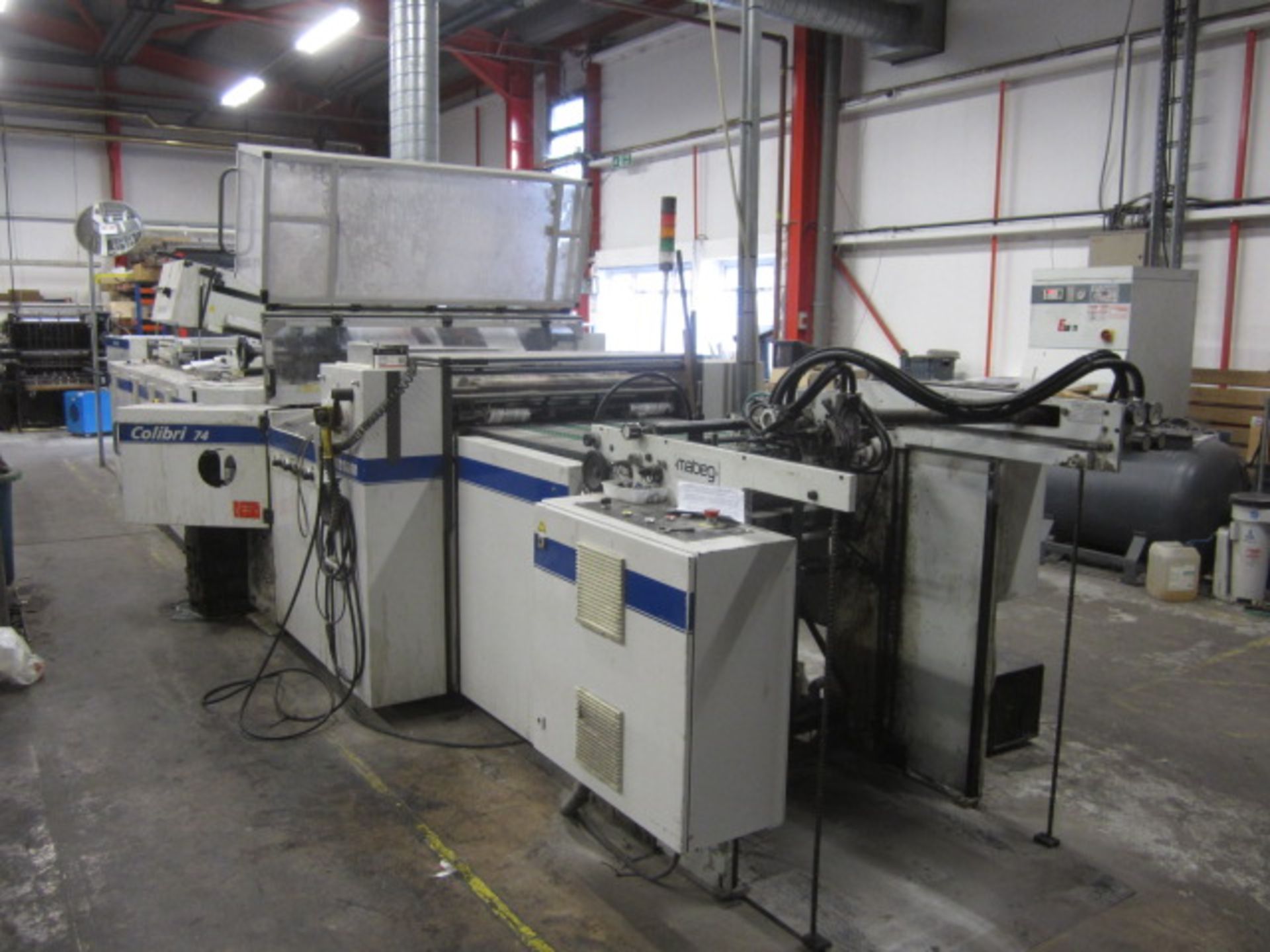 Steinman Colibri-74 coating machine, sno 305.152 (2006), Belt width 750mm, Touch screen control - Bild 7 aus 12