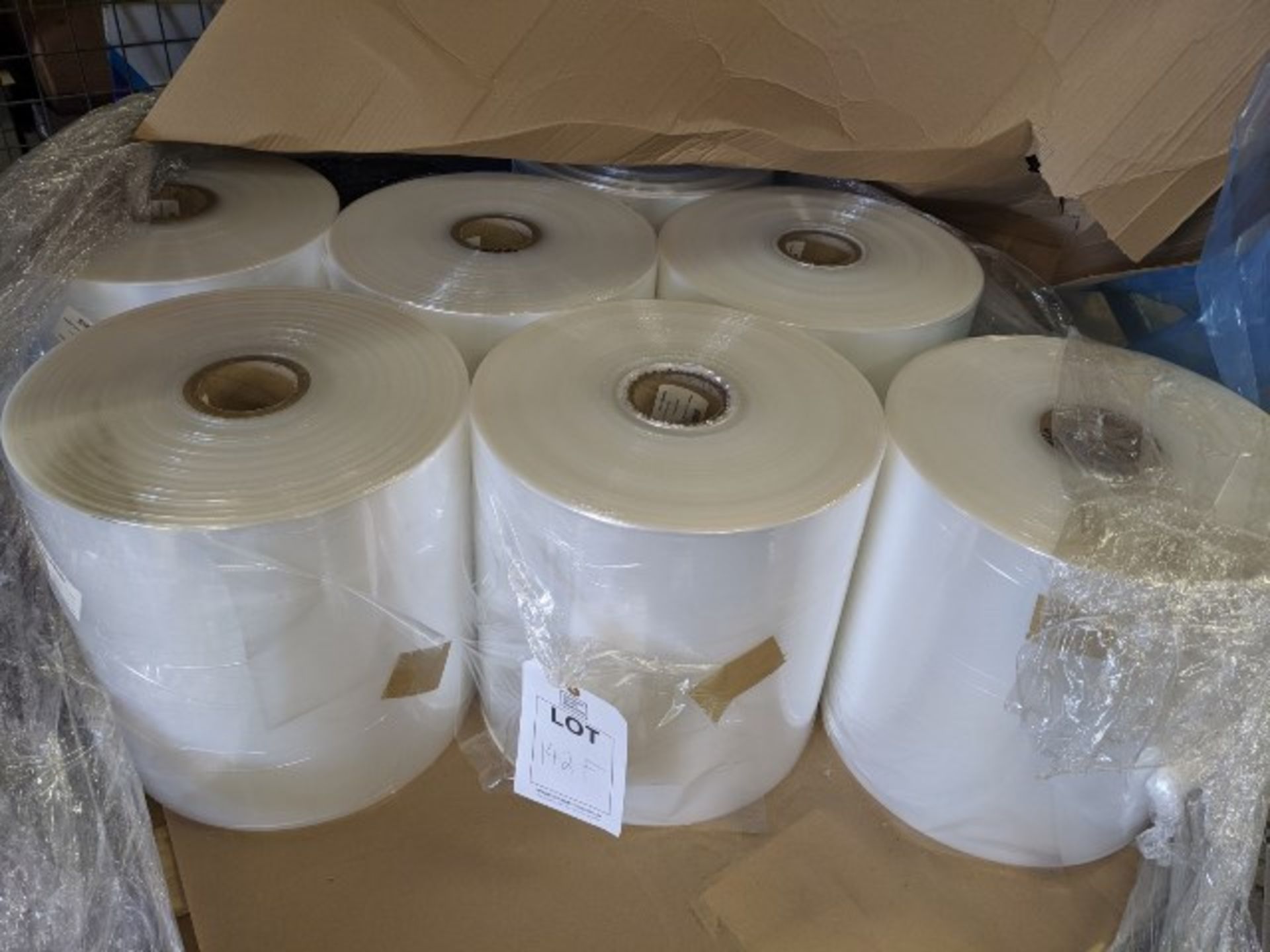 7 reels of 360mm, 25.00mu Poly wrap