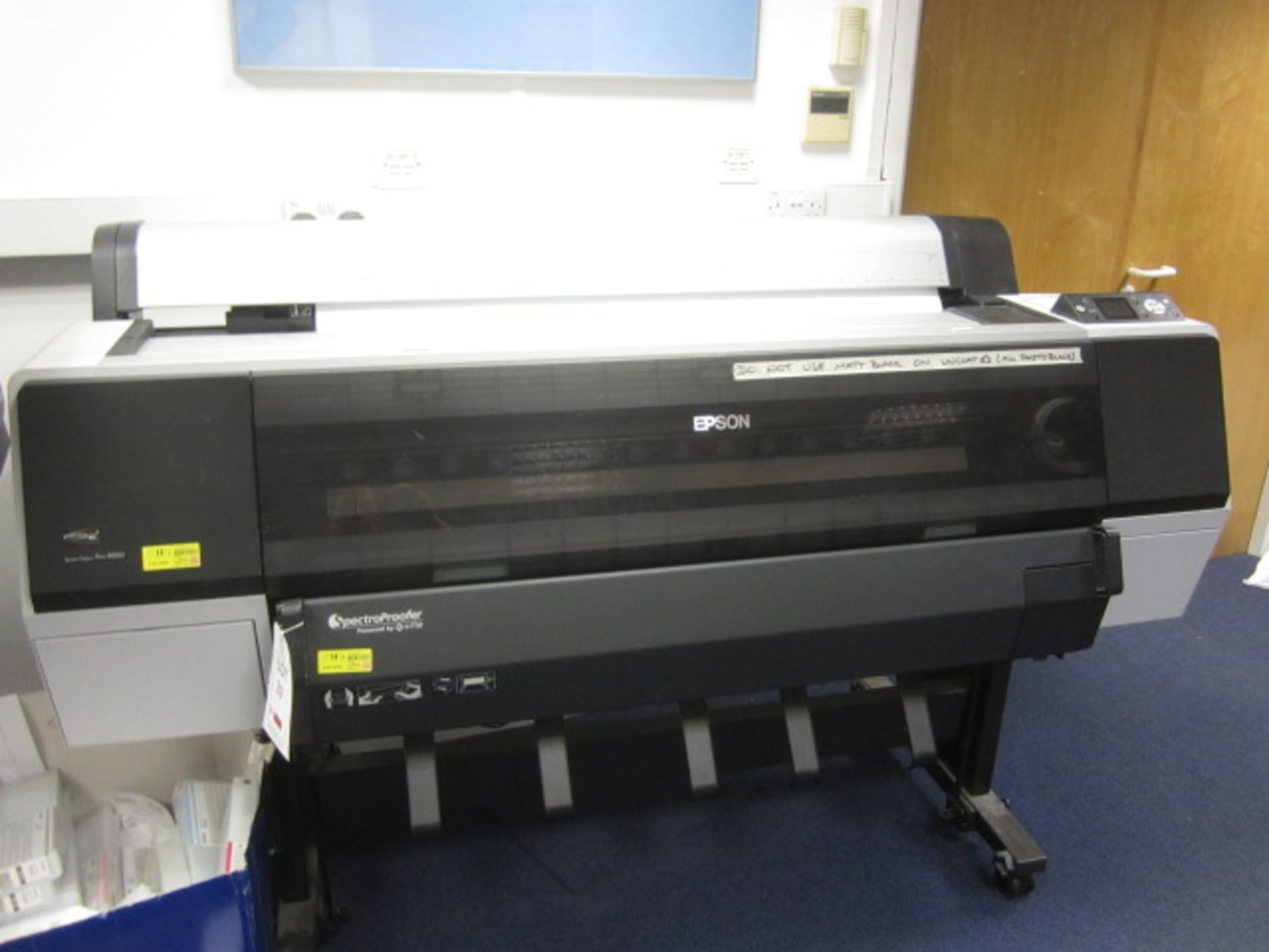 Epson Stylus Pro 9890 plotter spectroproofer, model K162A, serial no. N7JE006746 (2013)