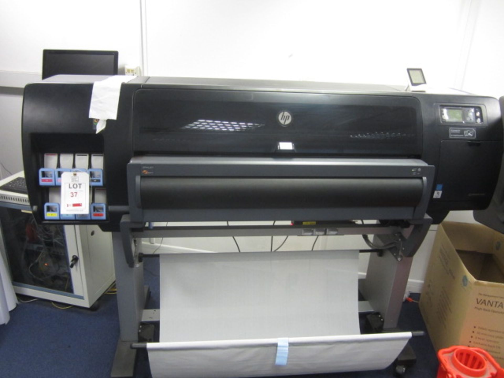 HP Designjet 26200, 8 colour photo printer, serial no. MY838J9018 (2018), with Spinjet Techsidge - Bild 2 aus 7