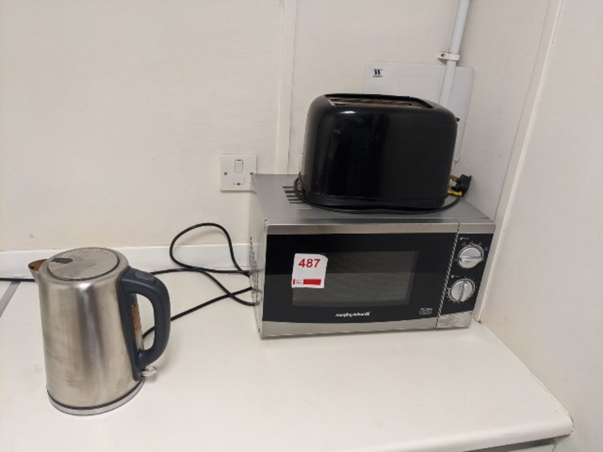 Morphy Richards microwave oven, kettle & toaster