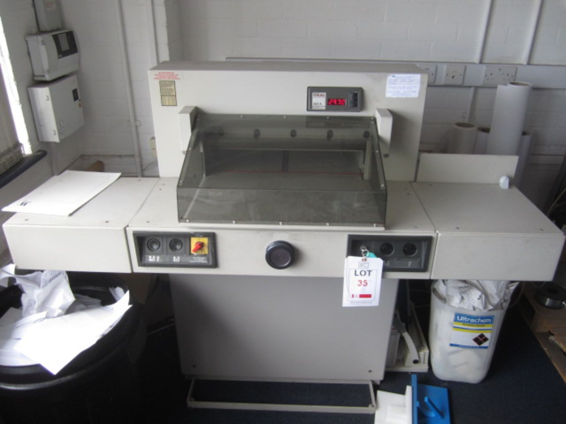 Ideal 5221A manual operated paper guillotine, service 52218178, blade width 520mm (Please note: A