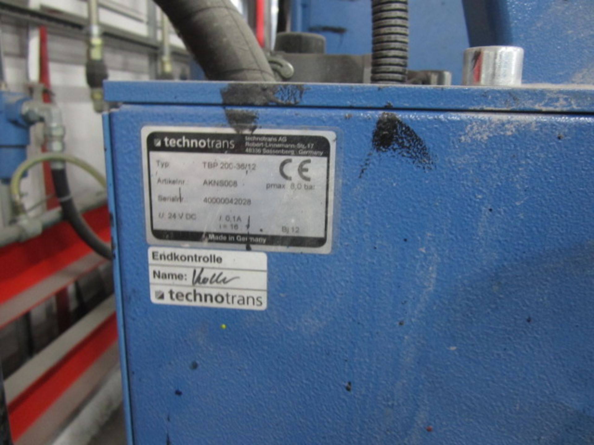 Technotrans TBP200-36/12 ink pump (2012), serial no. 40000042028 - Image 3 of 3