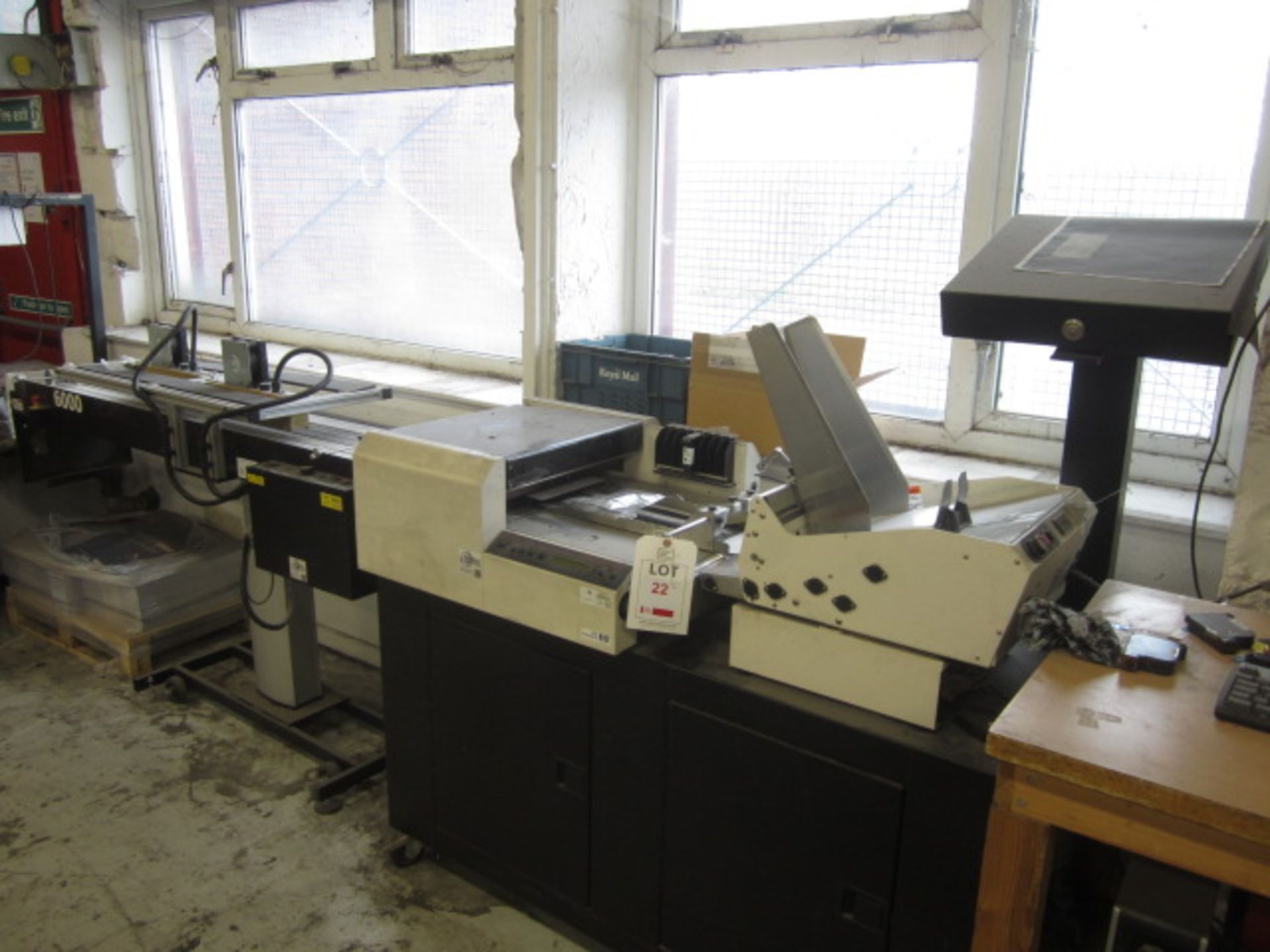 Astrojet 3800 envelope printer, serial no. DR26-064 (2012), with AMS MHDC 6000-2000, serial no. - Image 2 of 4