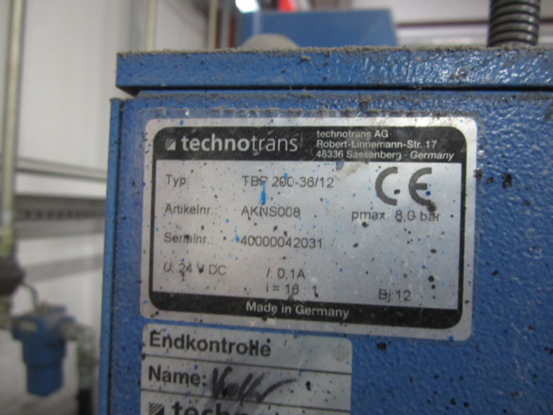 Technotrans TBP200-36/12 ink pump (2012), serial no. 40000042031 - Image 2 of 3