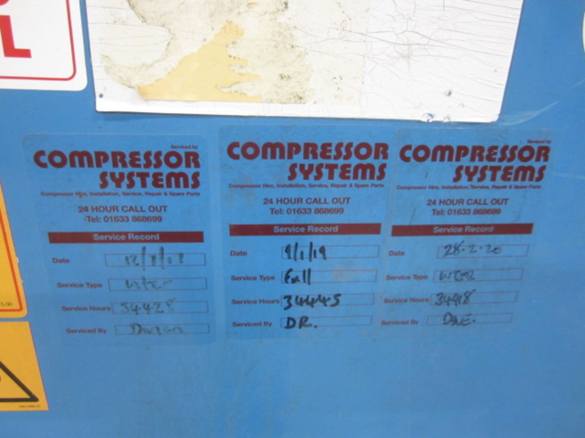 Boge Kompressosen SD 50 packaged air compressor, Boge Ratiotronic controls, machine no. 35674, run - Image 5 of 5