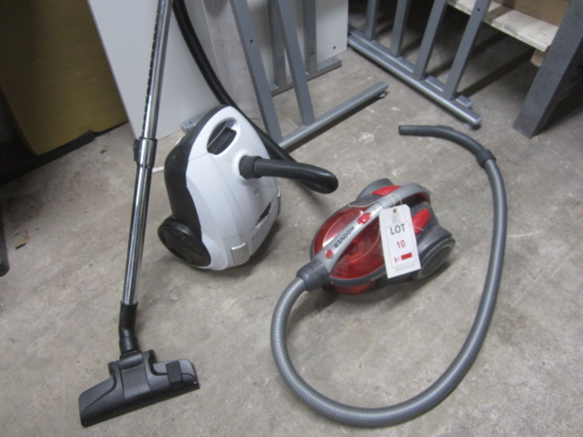 Two assorted vacuums, 240v