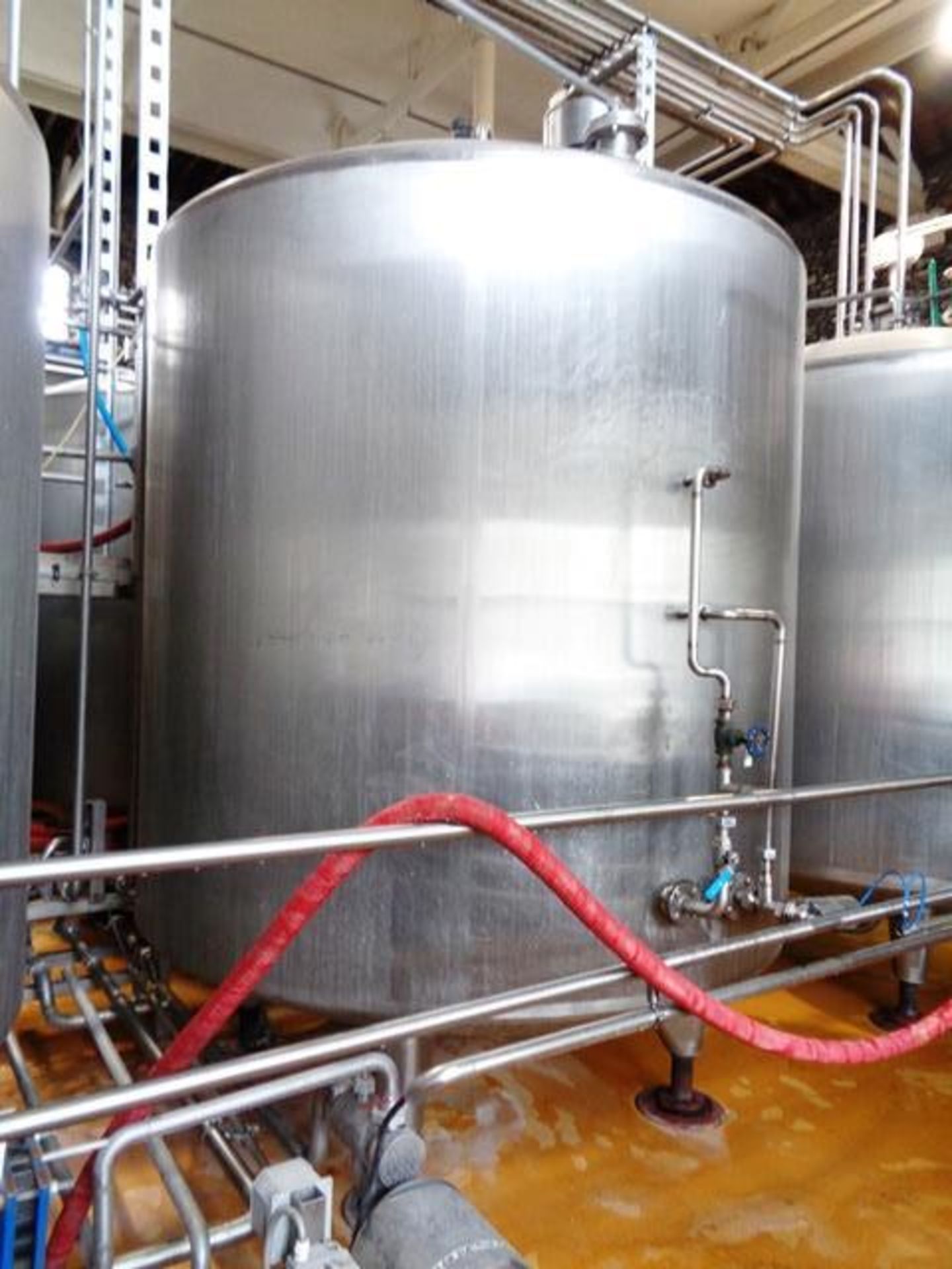 Stainless steel jacketed 40 barrel FV fermenting tank, approx 2400mm dia x 2500mm height (3000mm - Image 4 of 5