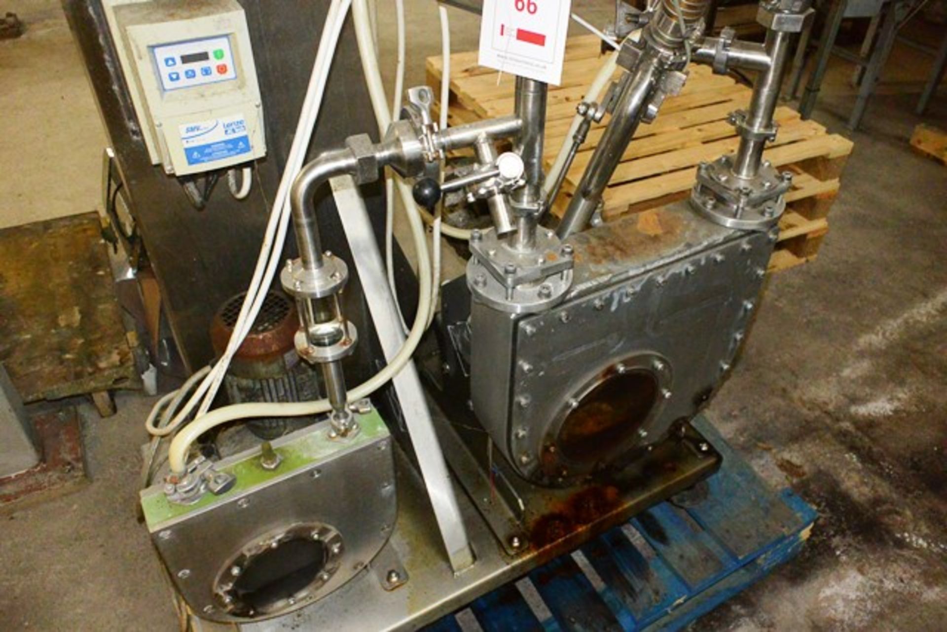 Benford stainless steel twin pump system, with SM Vector pump control (Please Note: This lot has - Image 3 of 3