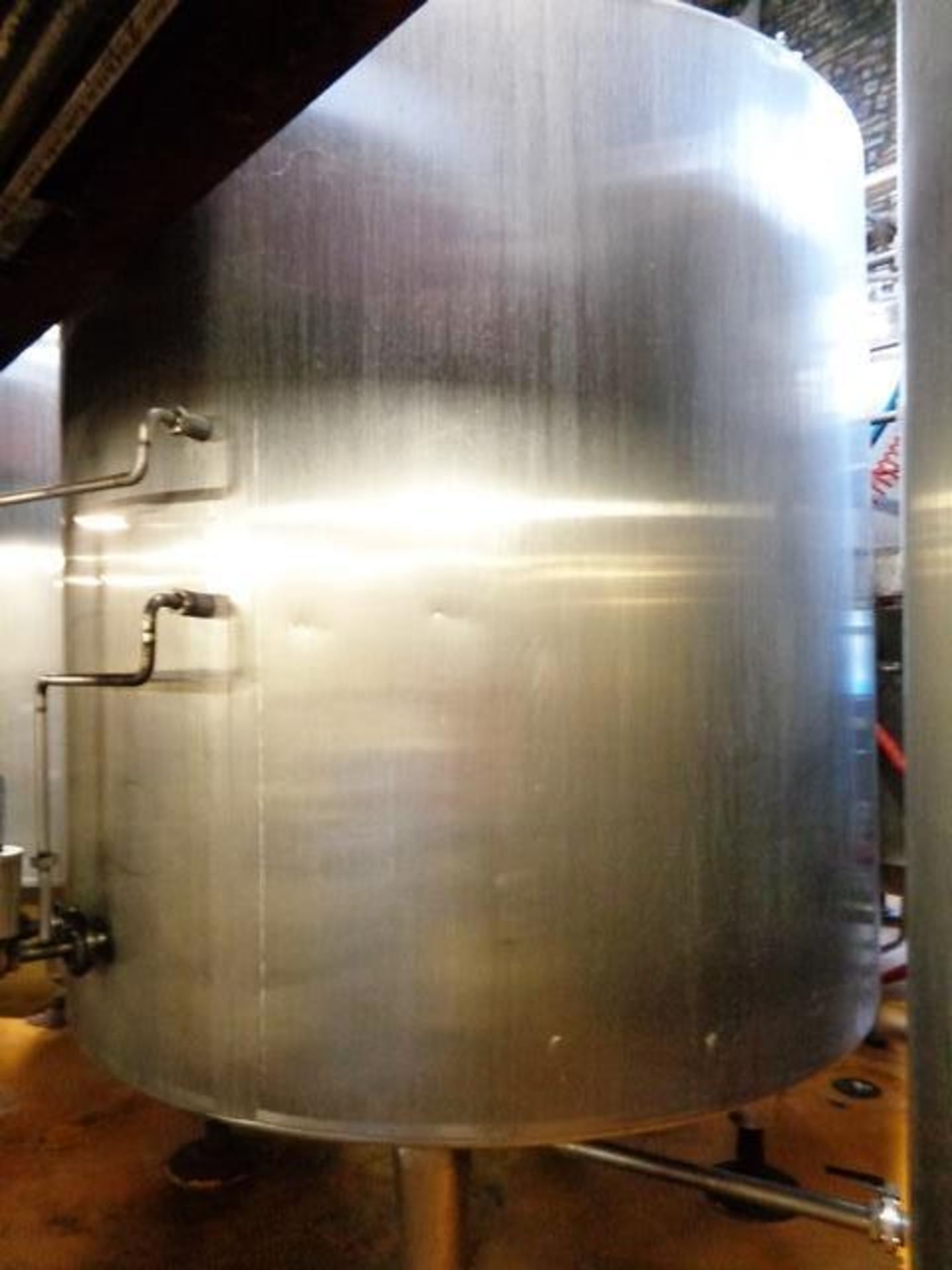 Stainless steel jacketed 40 barrel FV fermenting tank, approx 2400mm dia x 2500mm height (3000mm - Image 3 of 3