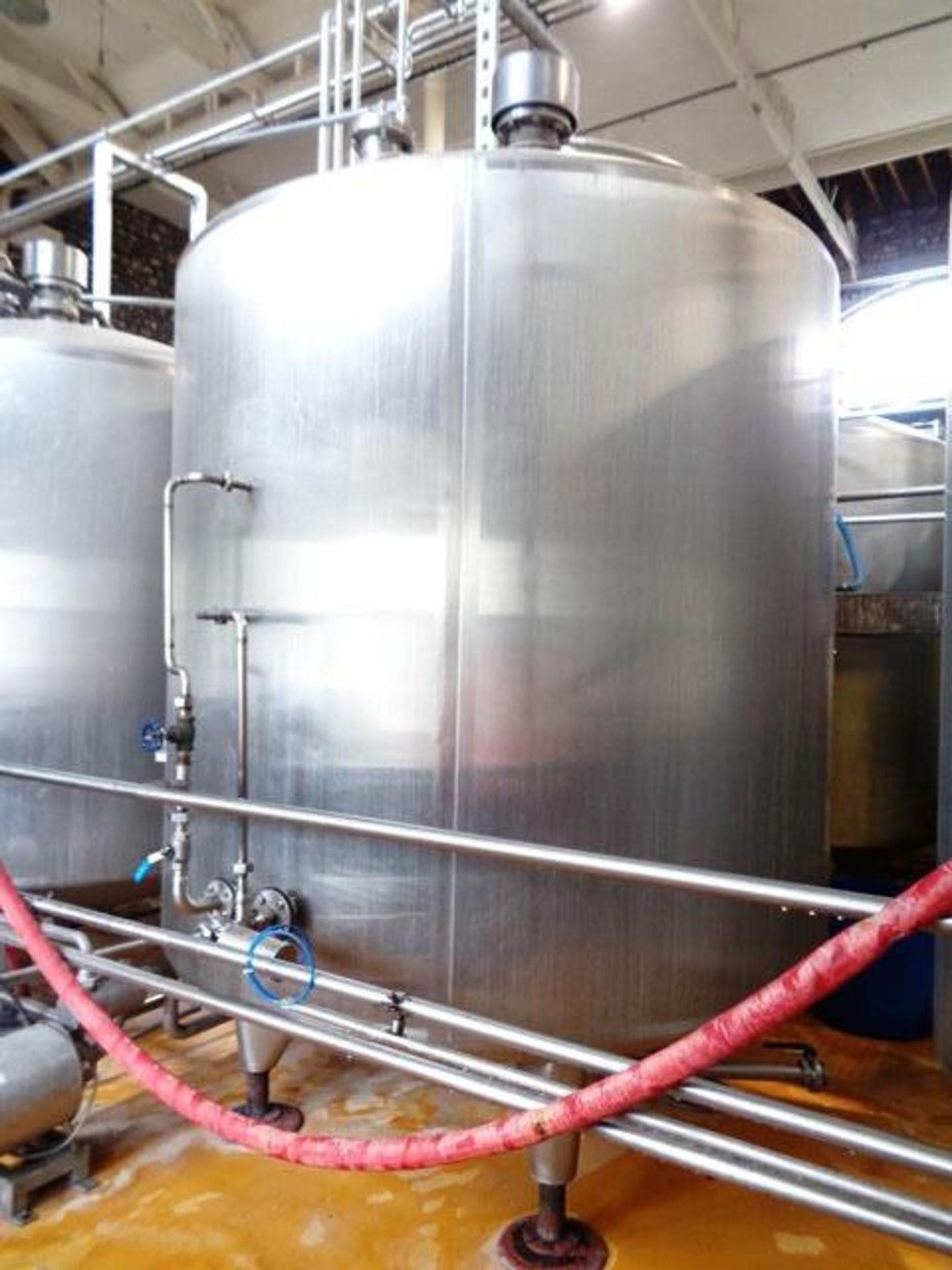 Stainless steel jacketed 40 barrel FV fermenting tank, approx 2400mm dia x 2500mm height (3000mm - Image 5 of 5