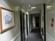 Art work to second floor corridor