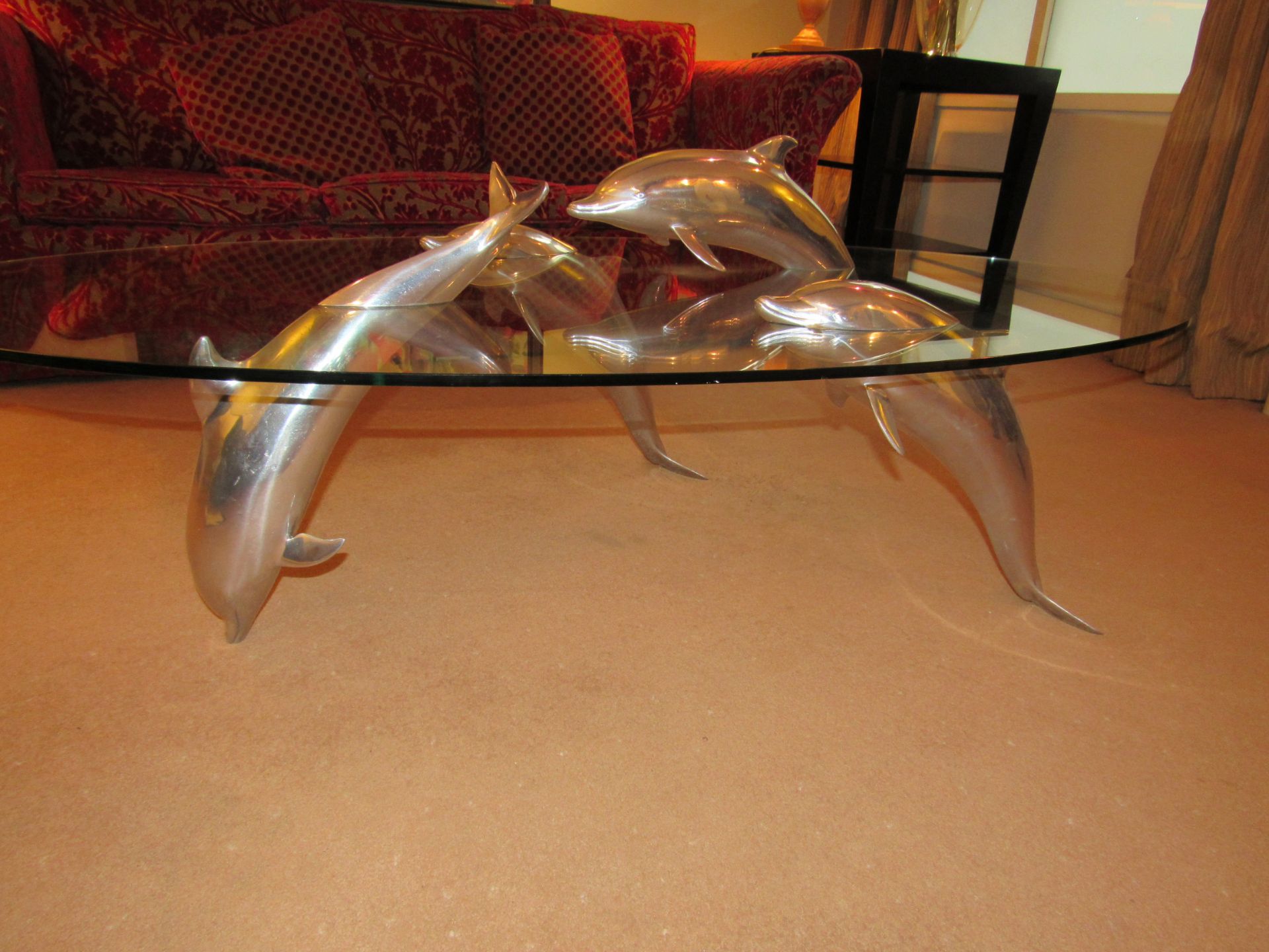 Derek Pearce Studio Dolphin Water Table - Image 4 of 7