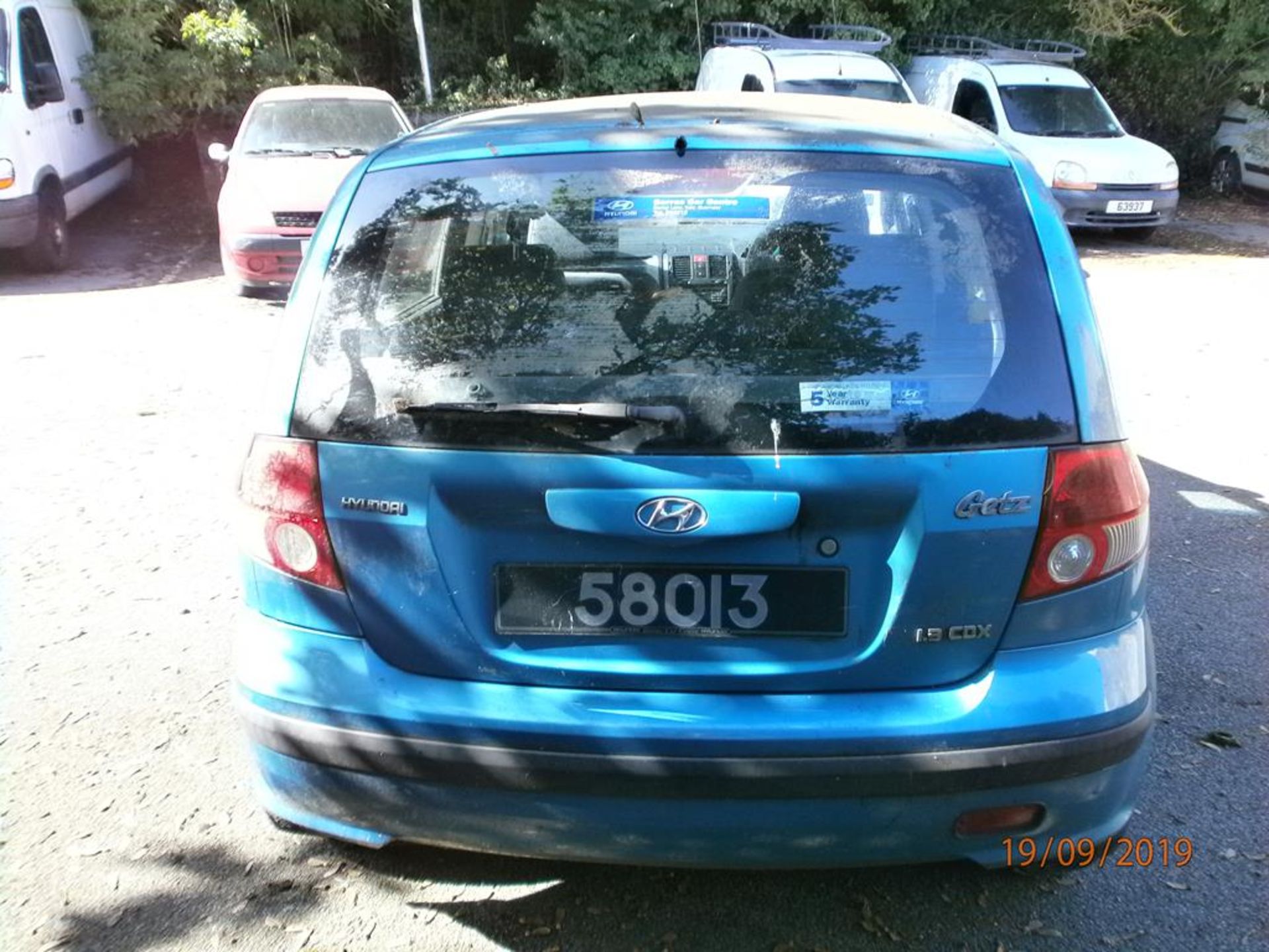 Hyundai Getz 1.3CDX 5 Door Hatchback - Image 3 of 5