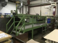 Metal Box Ltd Model 280 Bottle De-Palletiser with access gantry