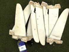 Assortment of beginner board fins