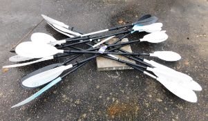 Assortment of Double Paddle Oars