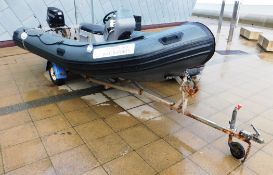 Menai Marine 480SR Rigid Hull Inflatable Boat, with Tohatsu 50 Direct Injection Outboard Engine,