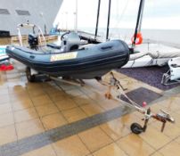 Menai Marine 480SR Rigid Hull Inflatable Boat, with Tohatsu 50 Direct Injection Outboard Engine,