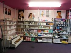 5 x Bays of shop display floor to ceiling system r