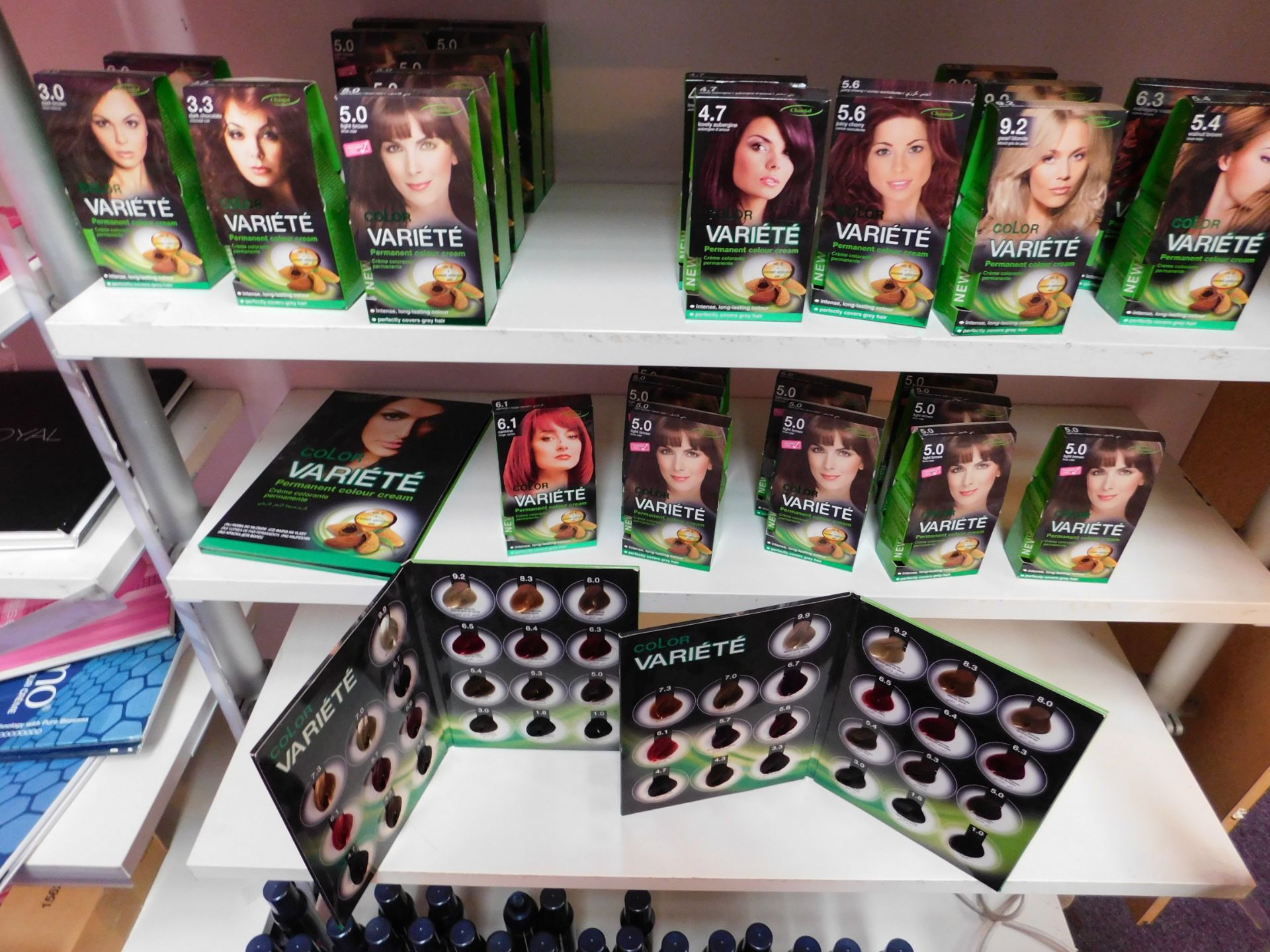 Contents to 1 bay of shop display shelving, to include an assortment of hair colour products - Image 3 of 3