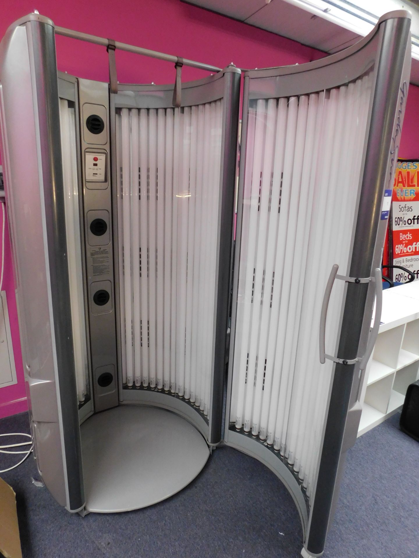 Garda Sun Sunrise 7000 vertical tanning booth, Serial number: 16765 *Located on mezzanine *Will - Image 2 of 8