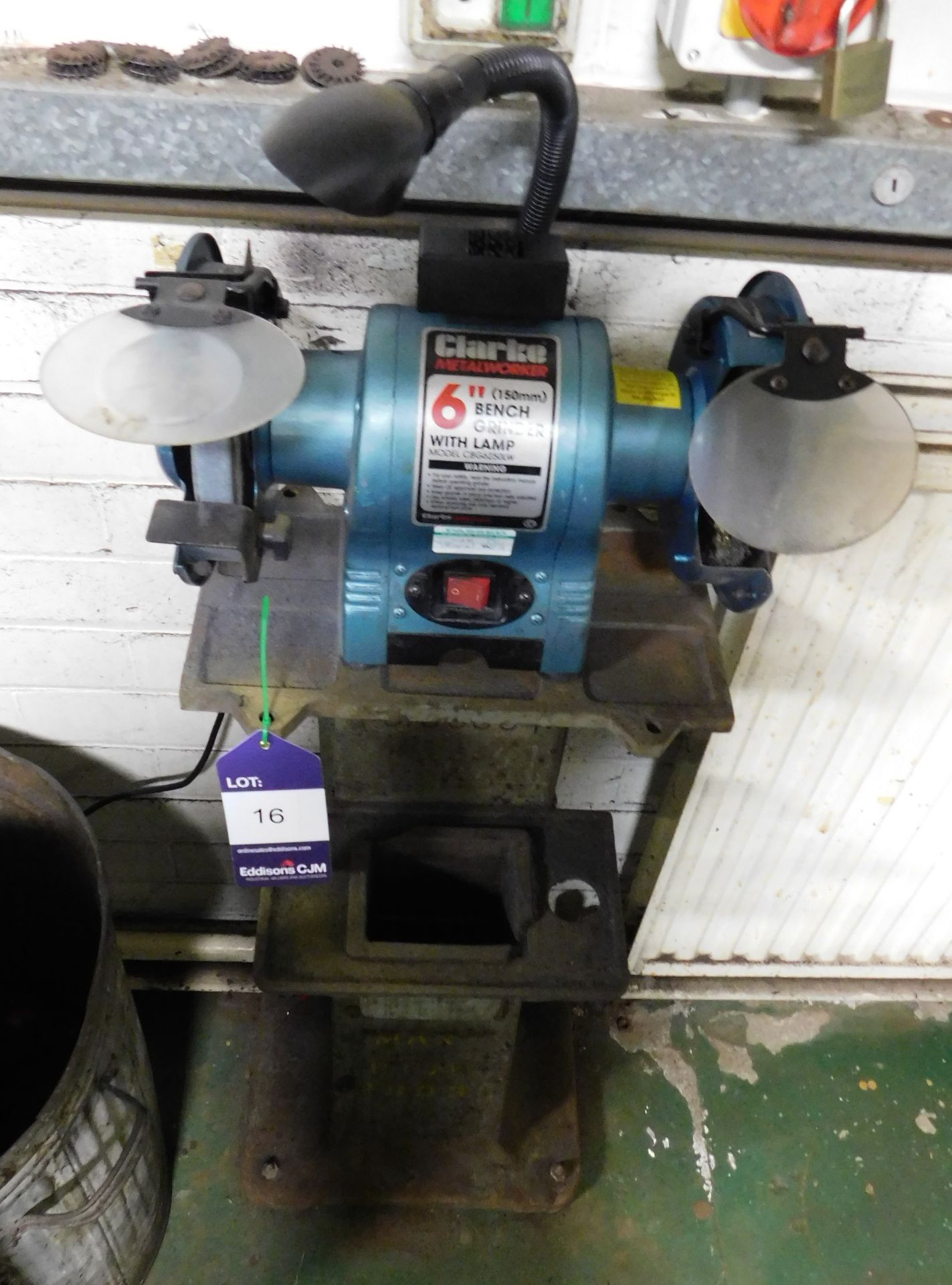 Clarke 6" Twin Grinder & Pedestal