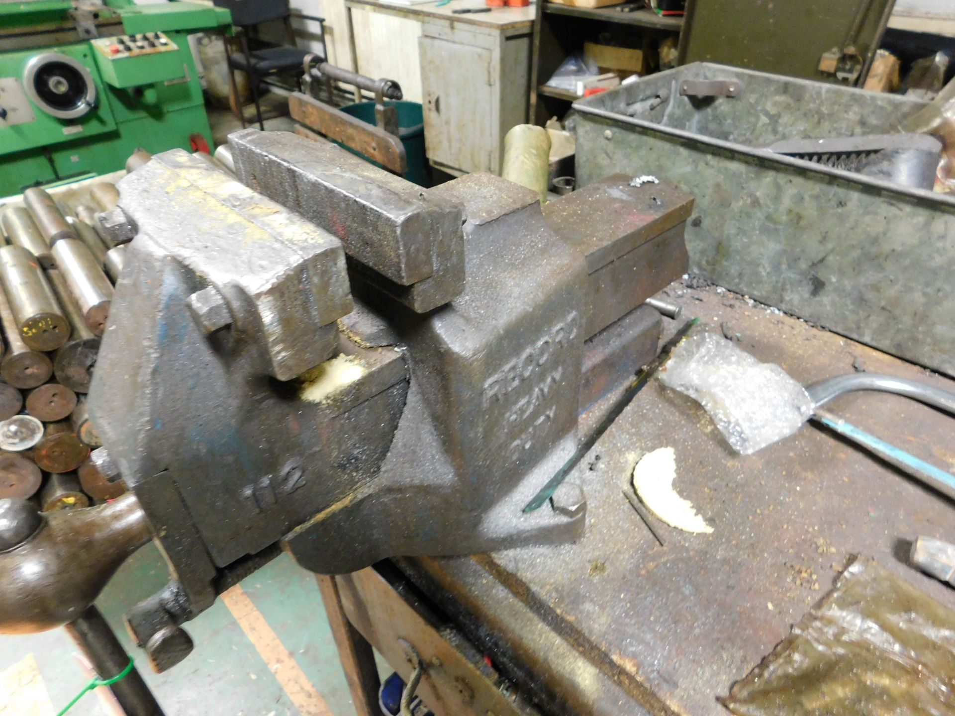 Engineers Bench & Record heavy duty vice - Image 2 of 2