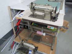 Singer 211, U566A Sewing Machine with Bed, and Sin