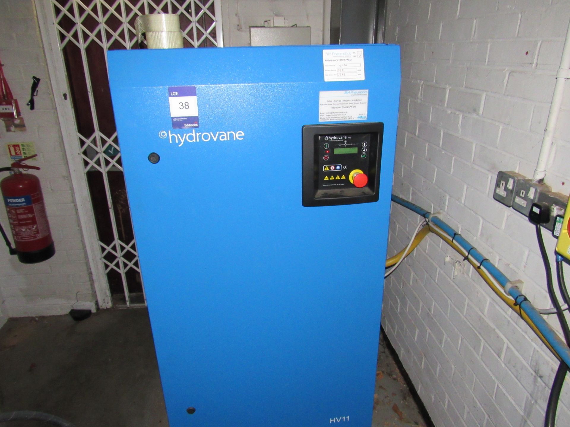 Hydrovane Model HV11ACE08-4035S700, Serial Number