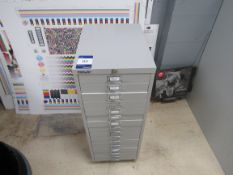 Bisley 15 Drawer Cabinet