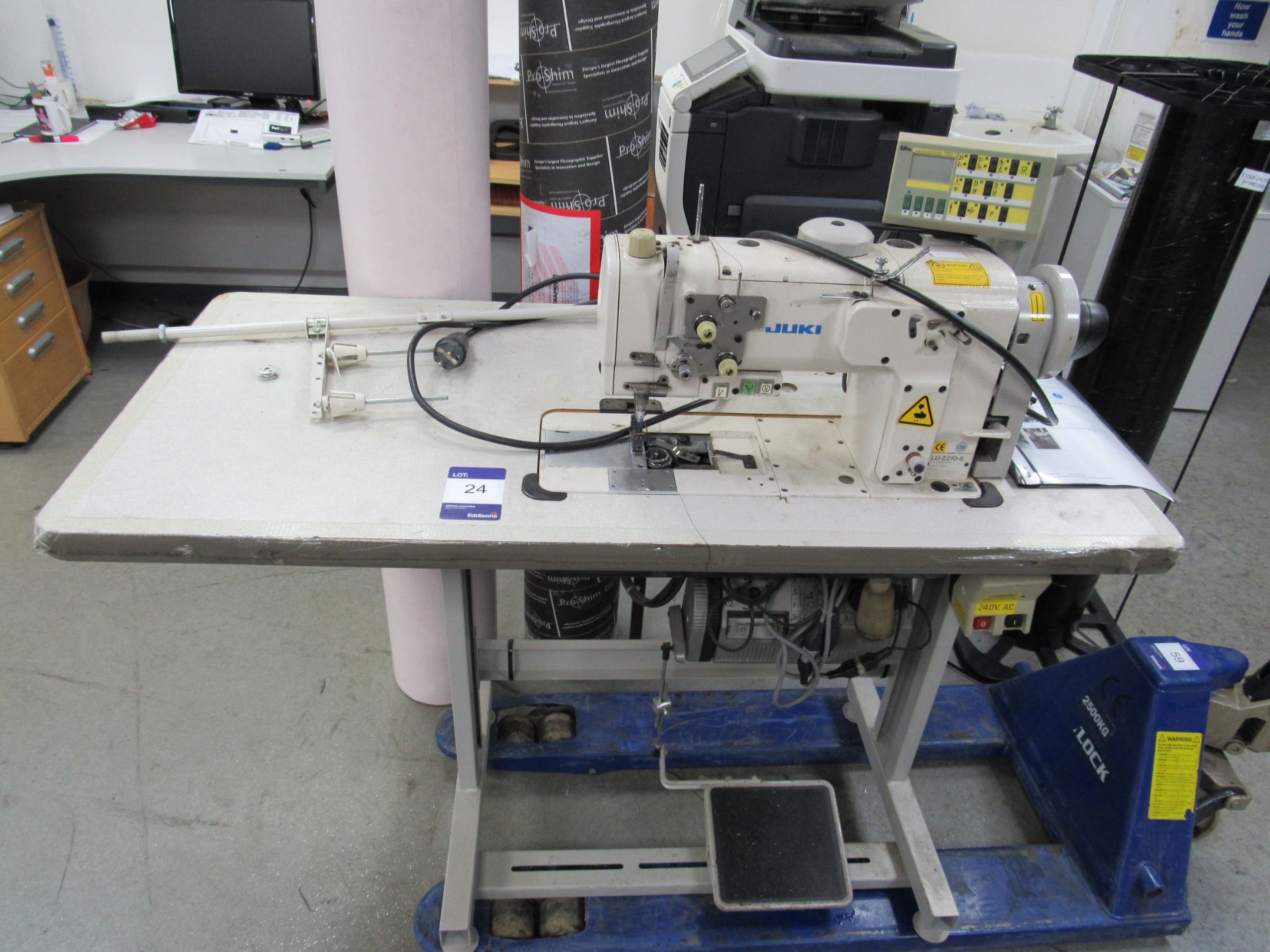 Juki LU-2210-6 Sewing Machine, Serial Number LUOYC - Image 2 of 2