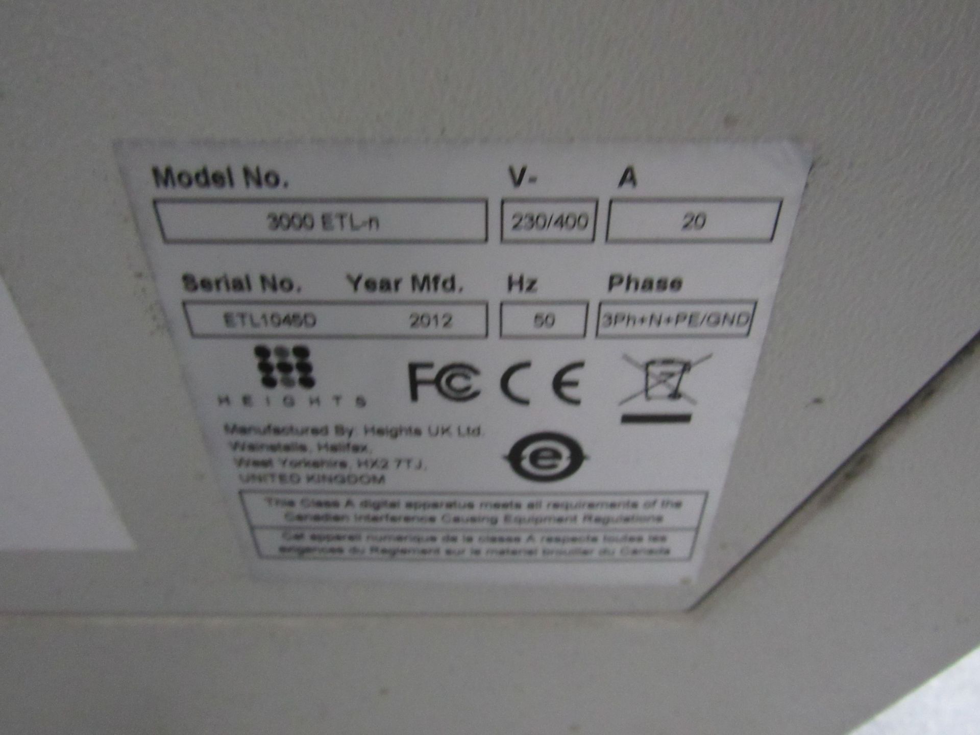 Dupont Cyrel Digiflow 3000ETL Exposure Unit, Seria - Image 4 of 4