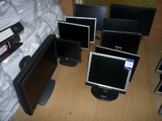 10 Various Flat Screen Monitors