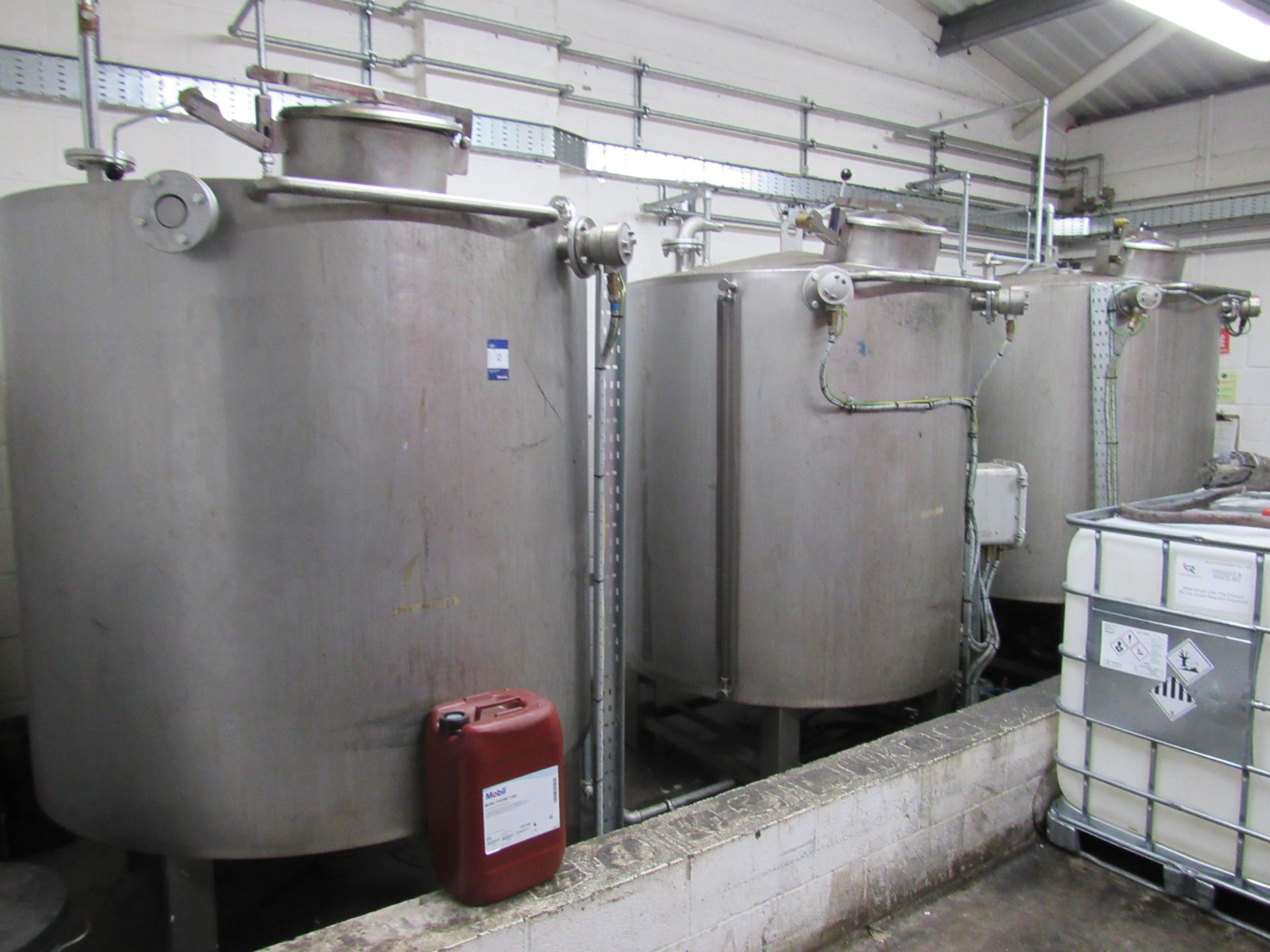 3 Stainless Steel Solvent Tanks (this lot may be a - Image 2 of 3