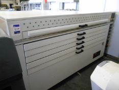 Dupont Cyrel 300ID Light Finisher Serial Number 90042 Model 3001 L5 YOM 05/86 and 5 Drawer Dryer