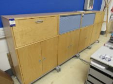 4 Various Office Storage Cabinets