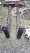 A Set of Forklift Forks, Approx. 1.5m