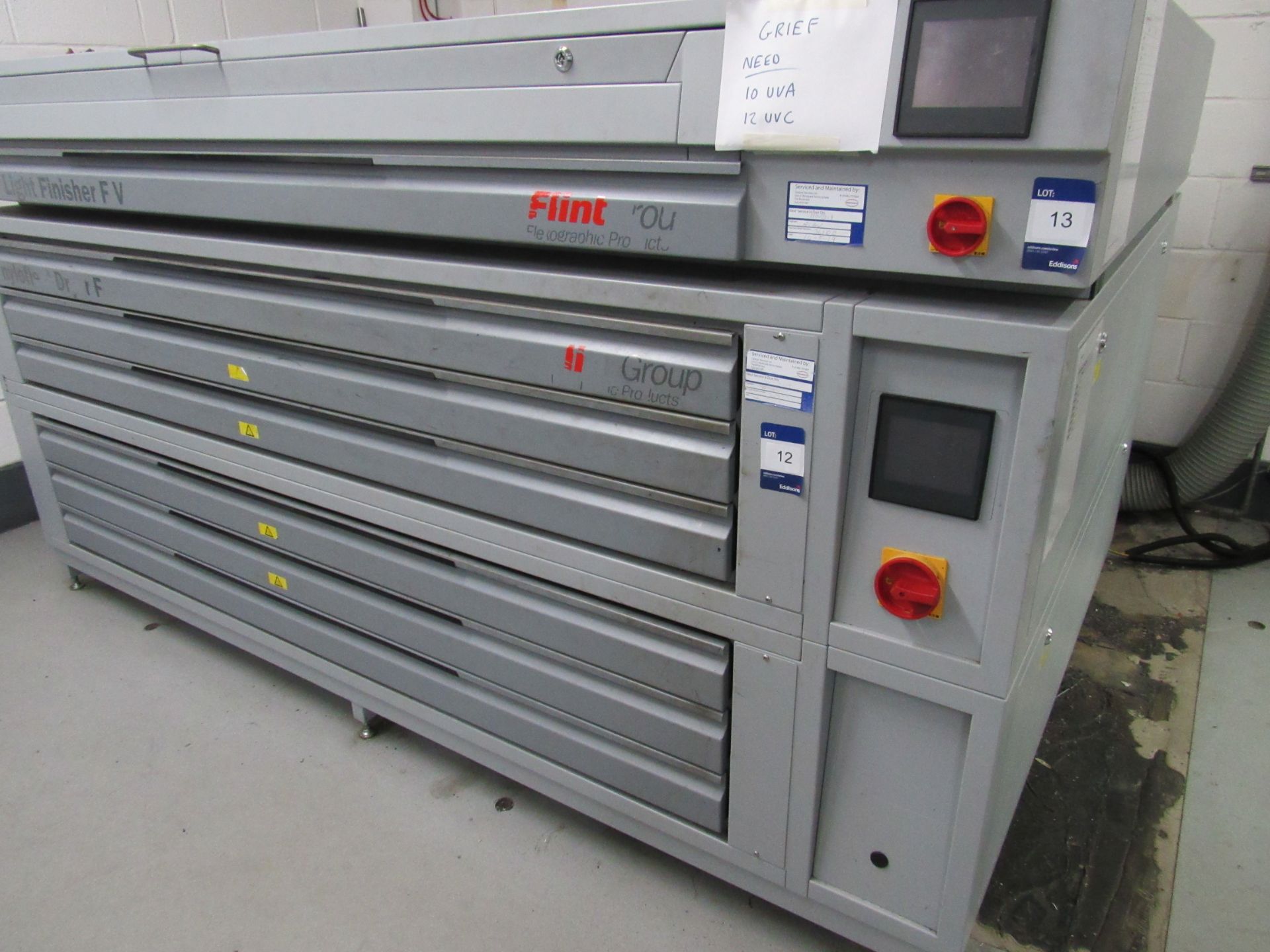 Flint FV 6 Drawer Drier, Serial Number 35823, 2014