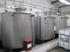 3 Stainless Steel Solvent Tanks (this lot may be a