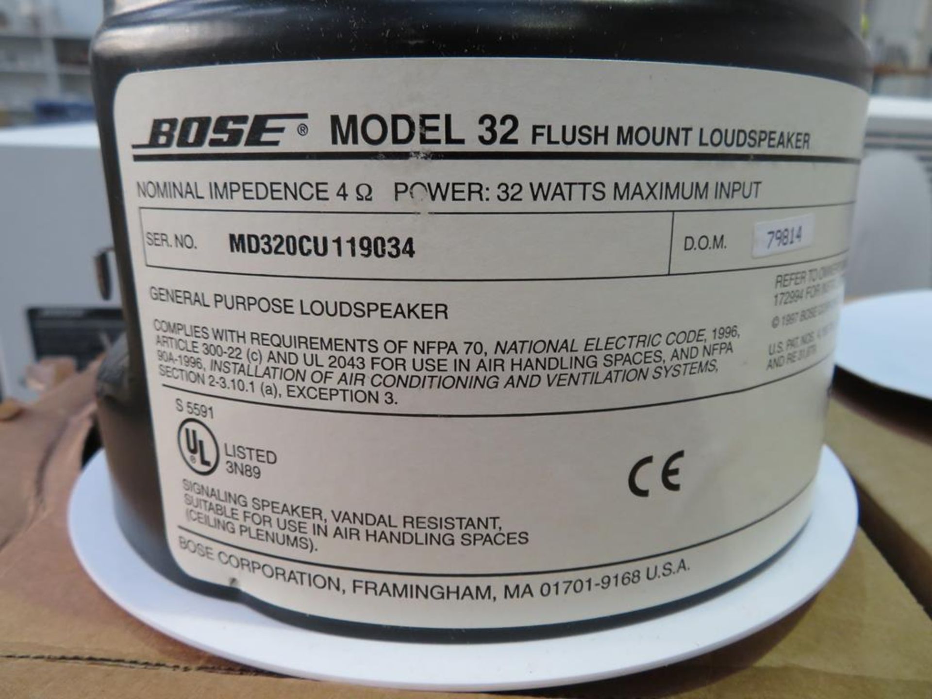 2 x Bose Flush Mount Loudspeakers - Image 3 of 5