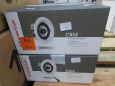 2 x Speakercraft CRS5 Ceiling Speakers