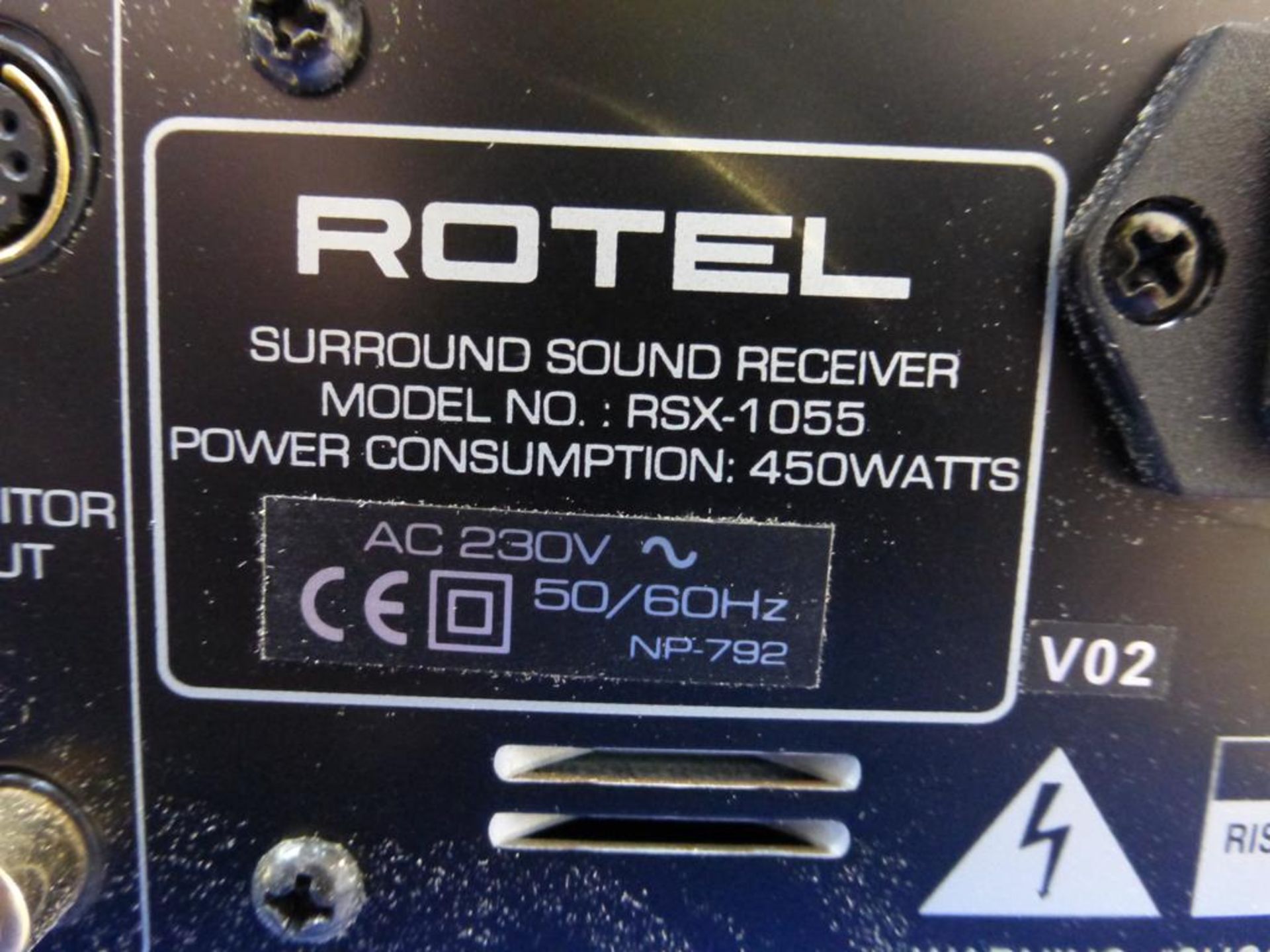 Rotel Surround Sound Receiver - Image 6 of 6